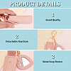 3Pcs 3 Colors PU Leather Lipstick Storage Bags HJEW-WR0001-08A-3