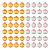200Pcs 2 Colors Opaque Acrylic Round Beads SACR-BY0001-02-2