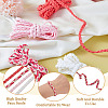 10 Yards 4 Colors  Braided Flat Faux Suede Cord LW-TA0001-05-4