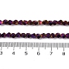 Electroplated Synthetic Non-magnetic Hematite Beads Strands G-A234-G03-01D-4