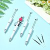 10Pcs ABS Plastic & Iron Ball-Point Pen AJEW-FS0001-41C-5
