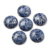 Natural Blue Spot Jasper Cabochons G-C115-02A-45-1