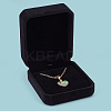 Velvet Jewelry Storage Boxes for Pendant OBOX-WH20001-02B-03-6