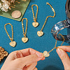 5Pcs 5 Style Alloy Wine Glass Charms HJEW-TA0001-13-5