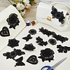 20Pcs 10 Styles Computerized Embroidery Cloth Iron on/Sew on Patches DIY-HS0001-99-5