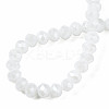 Electroplate Glass Beads Strands EGLA-A044-P8mm-A01-3