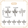 100Pcs Tibetan Style Dragonfly Alloy Pendants TIBEP-LP0001-06-2