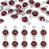 20Pcs Faceted Glass Charms RGLA-TADJ0001-01A-1