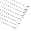 8Pcs 4 Style 304 Stainless Steel Cable Chain Necklace Making NJEW-TAC0053-1