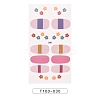 Full Cover Strawberry Flower Nail Stickers MRMJ-T100-030-2