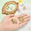 6Pcs 6 Colors Tooth Alloy Rhinestone Brooches for Backpack Clothes JEWB-CJ0001-86-4