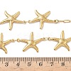 Ocean 304 Stainless Steel Link Chain Necklaces for Women NJEW-A060-01B-G-3