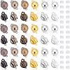 Unicraftale 36Pcs 6 Colors Brass Clip-on Earring Findings KK-UN0001-23-1