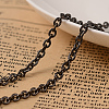 304 Stainless Steel Textured Cable Chains CHS-H007-46B-1