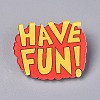 Acrylic Badges Brooch Pins JEWB-E676-33-1