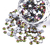 Glass Flat Back Rhinestone Cabochons RGLA-S002-20SS-03-1