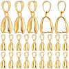 100Pcs Brass Ice Pick Pinch Bails FIND-SP0001-74A-1