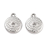 Non-Tarnish 304 Stainless Steel Pendant Rhinestone Settings LS-STAS-P364-03P-1