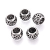 304 Stainless Steel Large Hole Beads STAS-T072-140P-1