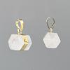 Natural Quartz Crystal Double Terminated Pointed Pendants G-P049-05G-3