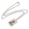 Non-Tarnish 304 Stainless Steel Tarot Pendant Necklaces NJEW-A026-01P-07-3