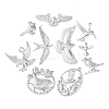 10Pcs 304 Stainless Steel Pendants STAS-P432-06P-1