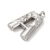 26Pcs 304 Stainless Steel Alphabet Pendants STAS-Z170-01P-3