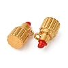 304 Stainless Steel Enamel Charms Lipstick Charm STAS-Q363-11B-G-2