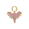 304 Stainless Steel Enamel Pendants STAS-OY013-78G-1