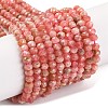 Natural Argentina Rhodonite Beads Strands G-F770-D07-03-2