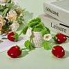 Strawberry Basket Woolen Yarn Pendant Decorations AJEW-WH20006-240B-7