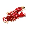 Zinc Alloy Enamel Pendants X-FIND-I044-17A-1-2