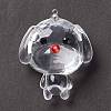 Transparent Acrylic Rhinestone Big Pendants LS-TACR-P002-01A-2