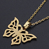 201 Stainless Steel Pendants Necklaces LS-NJEW-S105-JN709-45-2-1