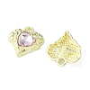 Rack Plating Alloy Glass Pendants FIND-YW0001-91A-2