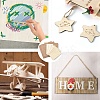 20Pcs 2 Styles Wood Sheet Board DIY-YW0010-84-5