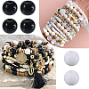 500Pcs 2 Colors Opaque Acrylic Beads MACR-SP0001-81B-6