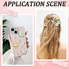 60Pcs 6 Colors Opaque Resin Decoden Cabochons RESI-SC0005-83D-5