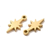 Ion Plating(IP) 304 Stainless Steel Charms STAS-F292-04G-2