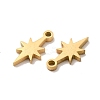 Ion Plating(IP) 304 Stainless Steel Charms STAS-F292-04G-2