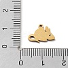 304 Stainless Steel Charms STAS-K272-01D-G-3