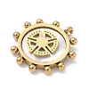 304 Stainless Steel with Synthetic Shell Pendants STAS-G374-02G-2