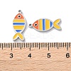 304 Stainless Steel Enamel Pendants STAS-M102-12C-P-3