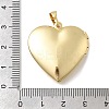 Valentine's Day Brass Heart Locket Pendants KK-D431-035B-G-3
