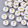Plating Acrylic Beads PACR-R242-01T-1