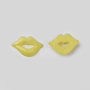 Acrylic Lip Shaped Cabochons X-BUTT-E024-A-09-2