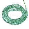 Natural Dyed & Heated Green Agate 1Beads Strands G-R462-017-2