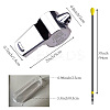 Tarnish Resistant 304 Stainless Steel Whistles DIY-WH0344-053-2