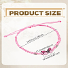 1Pc Alloy Butterfly Link Bracelet BJEW-LP0004-25C-2