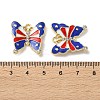 Independence Day Alloy Enamel Pendants ENAM-I069-01G-03-3